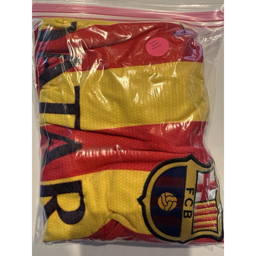 FC Barcelona Neymar Jr #11 Soccer Jersey Size Men’s Sz Large #3 On Sleeve 2013 - Picture 12 of 12